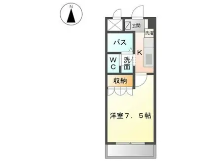REPOSE COLINO(1K/1階)の間取り写真