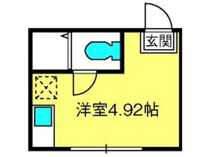 テラス大宮一番館(ワンルーム/1階)の間取り写真