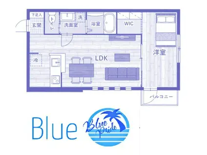 相武佐助ビルディング(1LDK/3階)の間取り写真