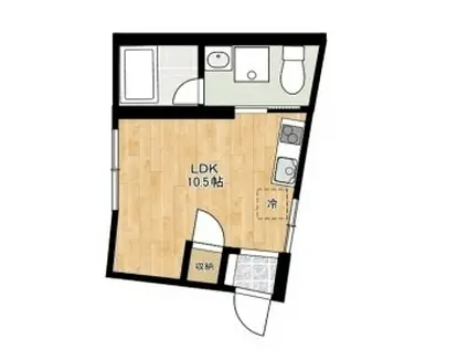 FARE西馬込(ワンルーム/2階)の間取り写真