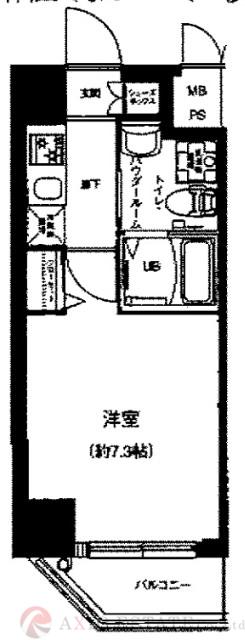 エグゼ新大阪南(1K/6階)の間取り写真