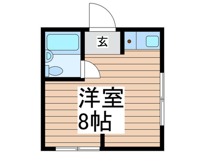 サカエビル(ワンルーム/3階)の間取り写真