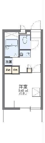 レオパレスNAKANISHI(1K/3階)の間取り写真