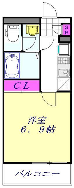 レオネクスト藤仁並木(1K/3階)の間取り写真