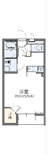 レオネクストシャルムコート(1K/2階)の間取り写真