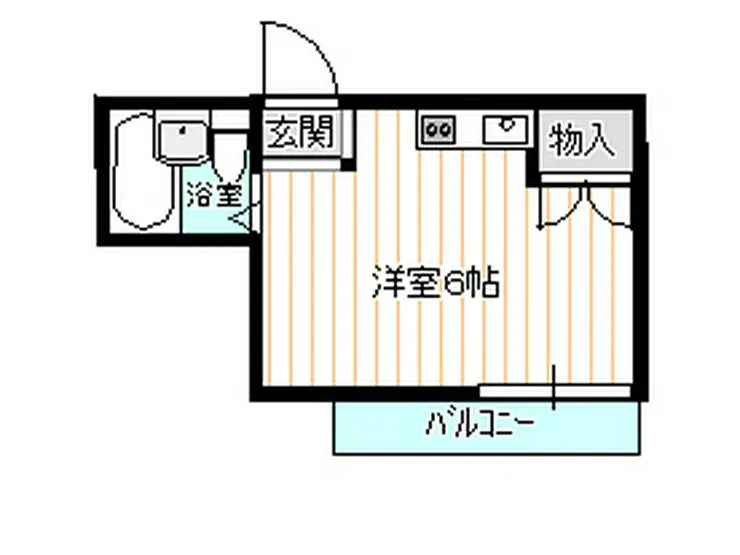 コンチネンタルハイツ熊谷 3階階 間取り