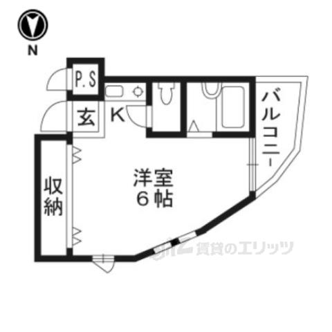 ルモンド安町(ワンルーム/3階)の間取り写真
