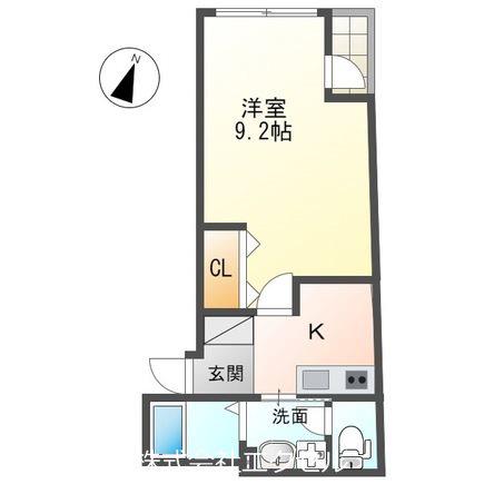 ボス バレーヒル(1K/5階)の間取り写真