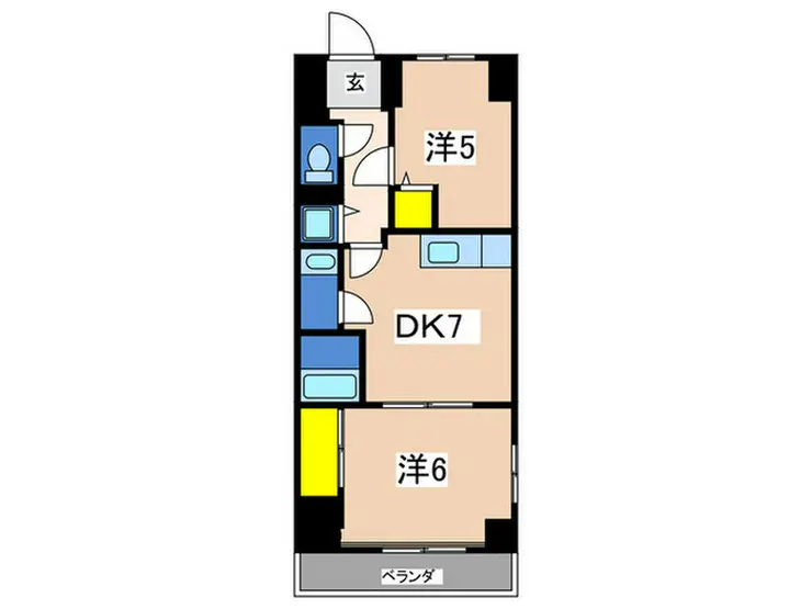 ピアコート 4階階 間取り