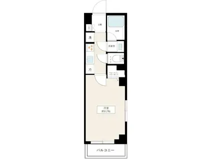 HYS SSTAGE西荻窪(1K/1階)の間取り写真