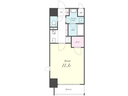 アスピラシオン名駅(1K/6階)の間取り写真