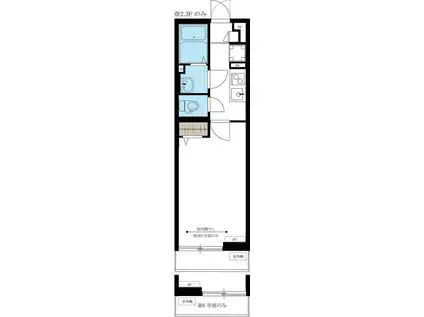 リブリ・YUME(1K/1階)の間取り写真