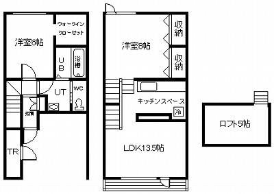 T.M.S(2LDK/1階)の間取り写真