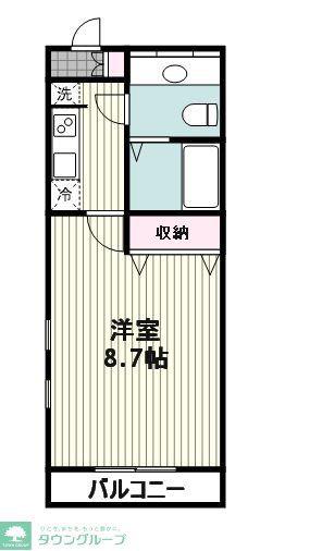 STYLE BE(1K/3階)の間取り写真