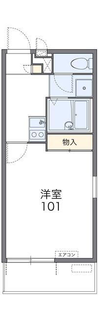 レオパレスホヌ(1K/2階)の間取り写真