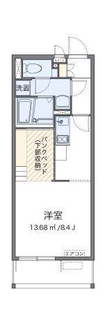 ミランダアプローズ(ワンルーム/3階)の間取り写真