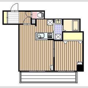 VILLA NORTE23(1LDK/7階)の間取り写真