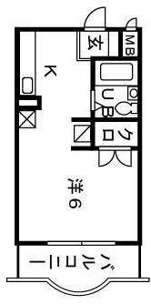 FSI湘南台(ワンルーム/3階)の間取り写真