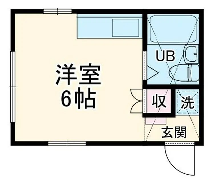 サンハイツ梶ヶ谷 1階階 間取り