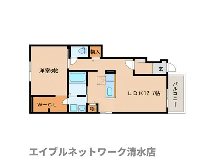 マーベラス ネオ(1LDK/1階)の間取り写真