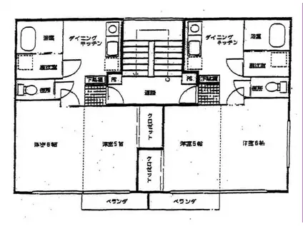 サンウエストU(1DK/2階)の間取り写真