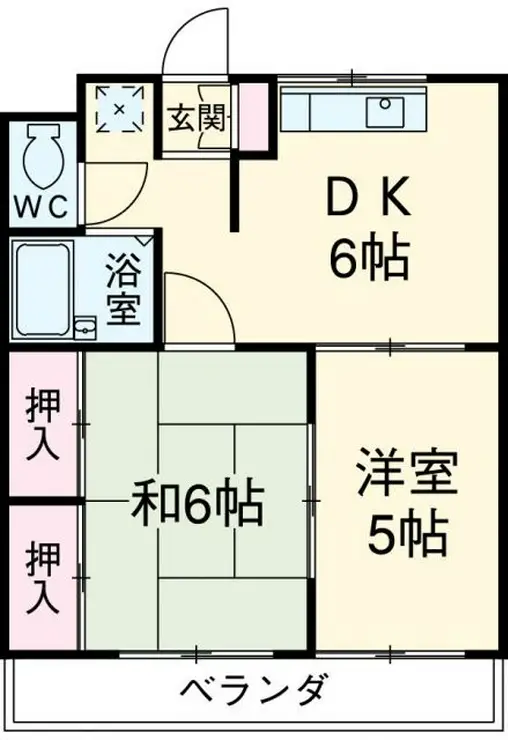 プリンスコート 1階階 間取り