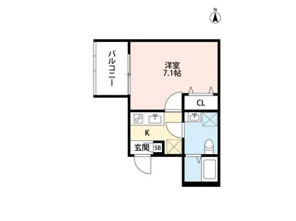 LOTUS TSUKAGUCHI II(1K/3階)の間取り写真