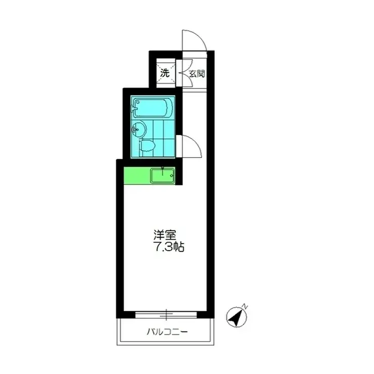 日興パレセゾン鵜の木 3階階 間取り