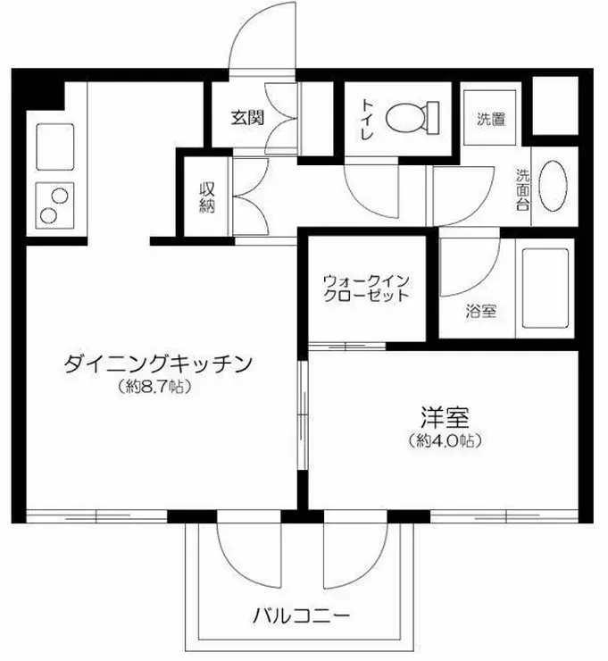 ルート四谷三丁目 4階階 間取り