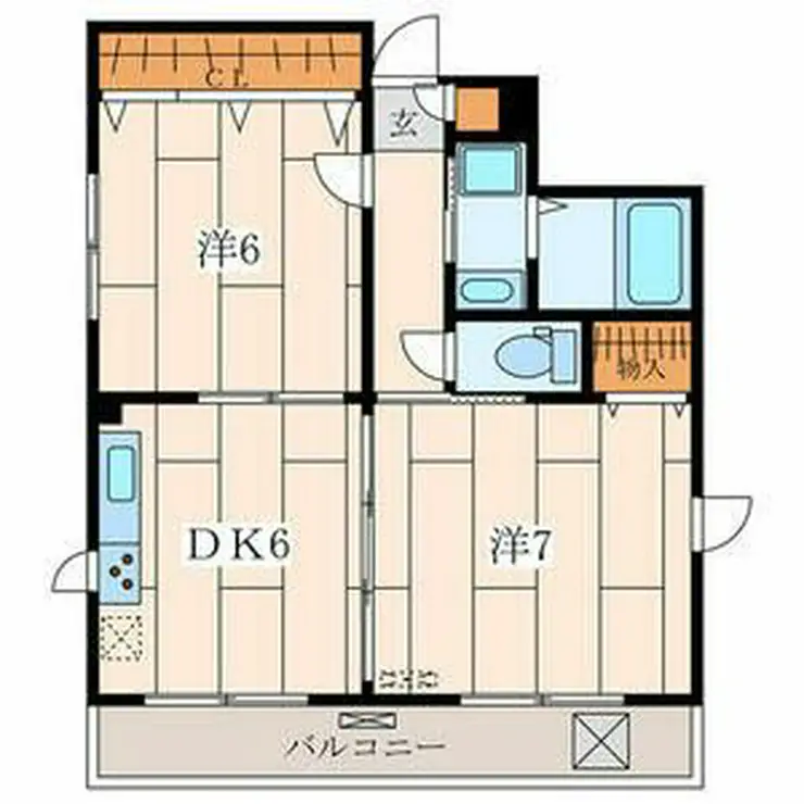 アルカサーノ横浜 1階階 間取り