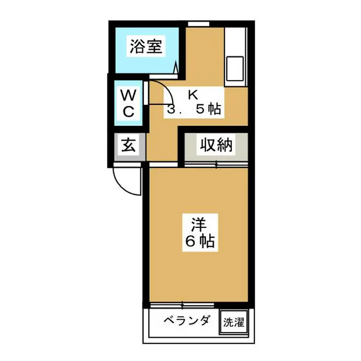 吉田ハイツ 1階階 間取り