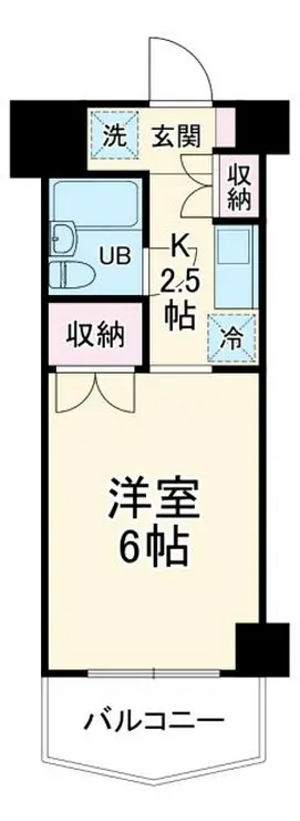 ジュネス西生田 3階階 間取り