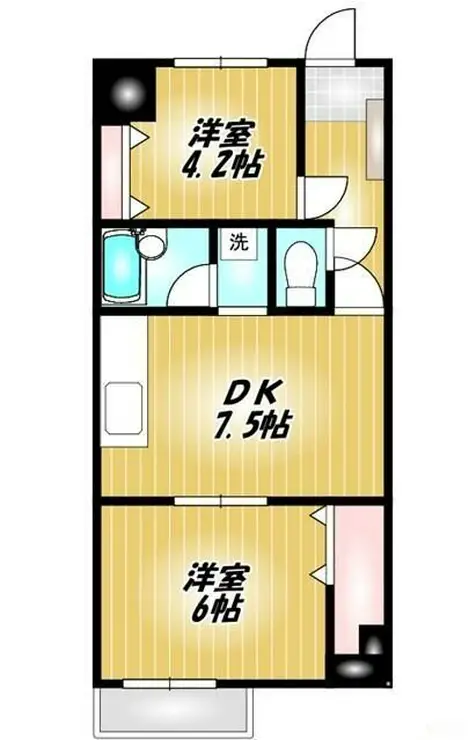 サンクレール青井 2階階 間取り