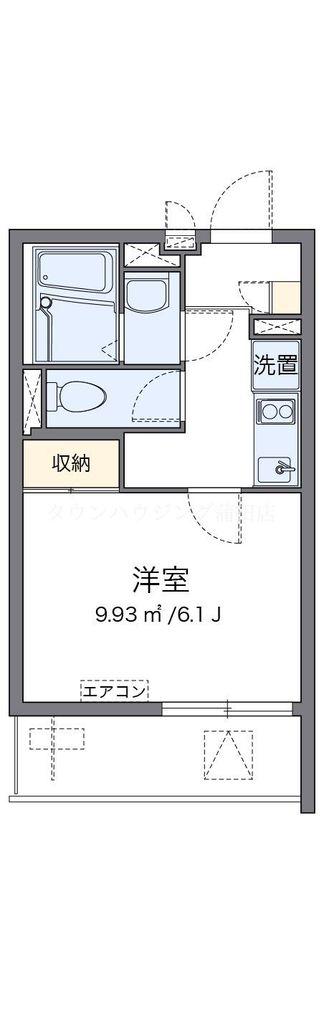 クレイノ大森町(1K/1階)の間取り写真