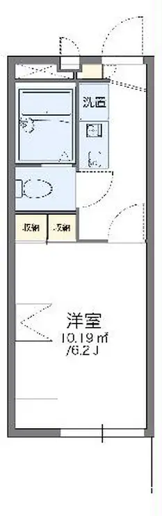レオパレスヨロズヤC 3階階 間取り