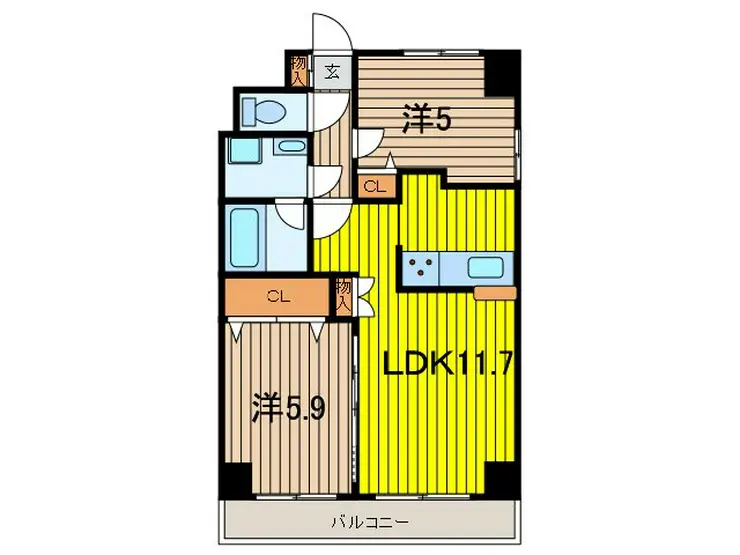 元町イグレット 3階階 間取り