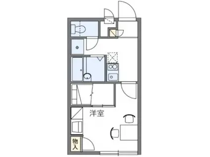 レオパレス泉(1K/1階)の間取り写真
