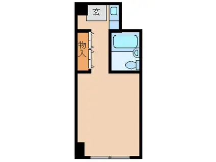 ステュディオ新大阪(ワンルーム/2階)の間取り写真