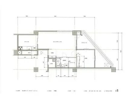渋谷美竹ハイム(1LDK/4階)の間取り写真