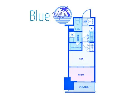 ザ・ライオンズフォーシア鶴見(1DK/5階)の間取り写真