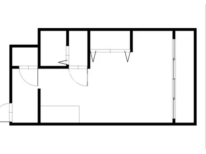 第二江南ビル(1K/4階)の間取り写真