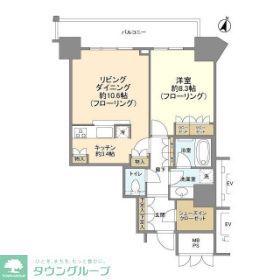 THE OMIYA TOWERS(1LDK/14階)の間取り写真
