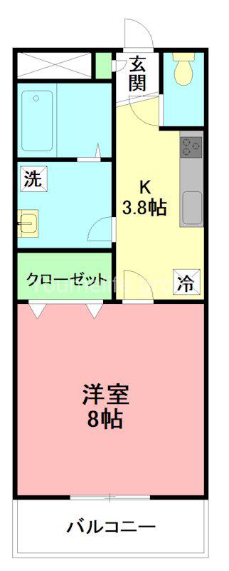 IL COMPAGNOIII(1K/1階)の間取り写真