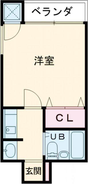 アルバーナ(1K/7階)の間取り写真
