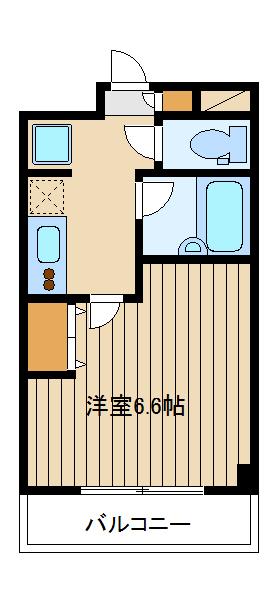 BLANCNOIR TOBU-NERIMAブランノアールトウブネリマ(1K/3階)の間取り写真