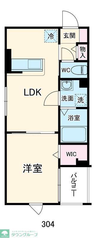 TRES美麗(1LDK/3階)の間取り写真