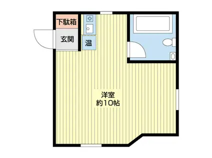 米米ハウス(ワンルーム/2階)の間取り写真