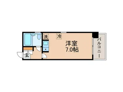R-RESIDENCE TAKAMATSU(ワンルーム/2階)の間取り写真