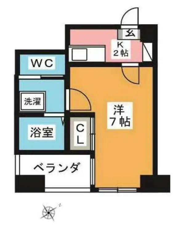 ヴィーダ勝どき 3階階 間取り