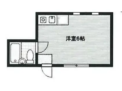 STバード(ワンルーム/2階)の間取り写真